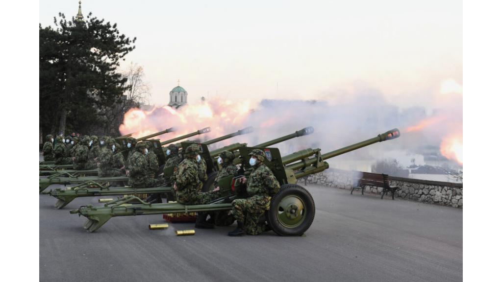 Sutra počasna artiljerijska paljba u Beogradu, Novom Sadu i Nišu