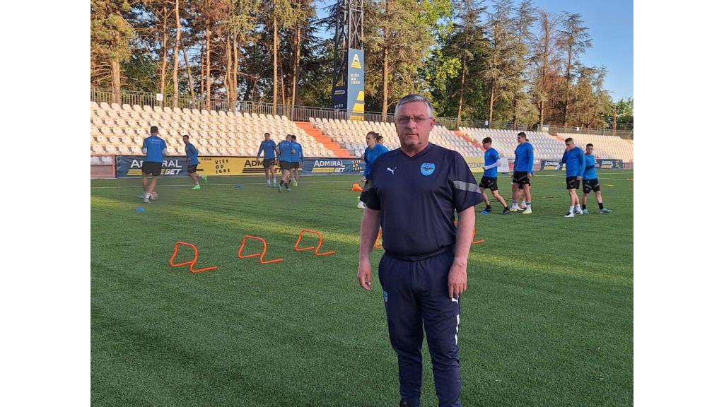 Tomislav Sivić, novi trener Železničara, odradio prvi trening u Pančevu