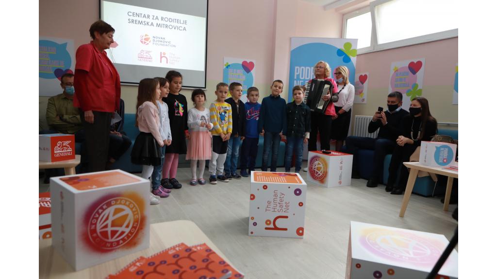 Novak Đoković i Fondacija The human safety net otvorili Centar za roditelje u Sremskoj Mitrovici