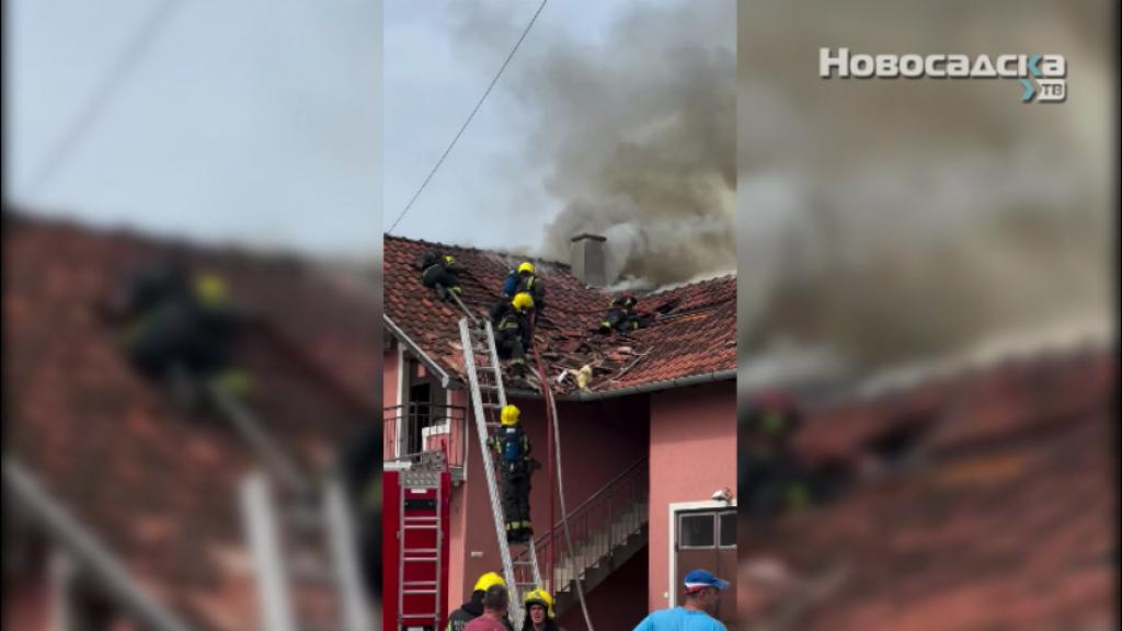 Ugašen požar u porodičnoj kući u Veterniku, nema povređenih