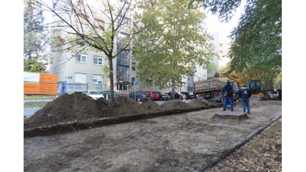 Počela izgradnji i rekonstrukciji parking mesta u Ulici Berislava Berića