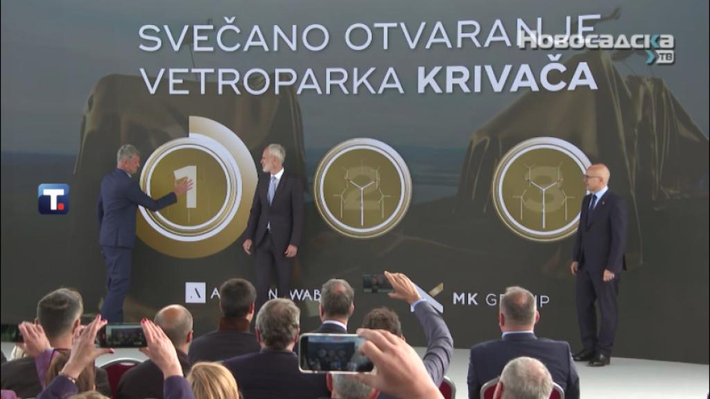 Vučević: Vetropark Krivača potpuno finansiran na komercijalnoj osnovi