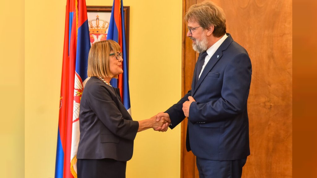 Predsednica Gojković sastala se sa ministrom Žigmanovim