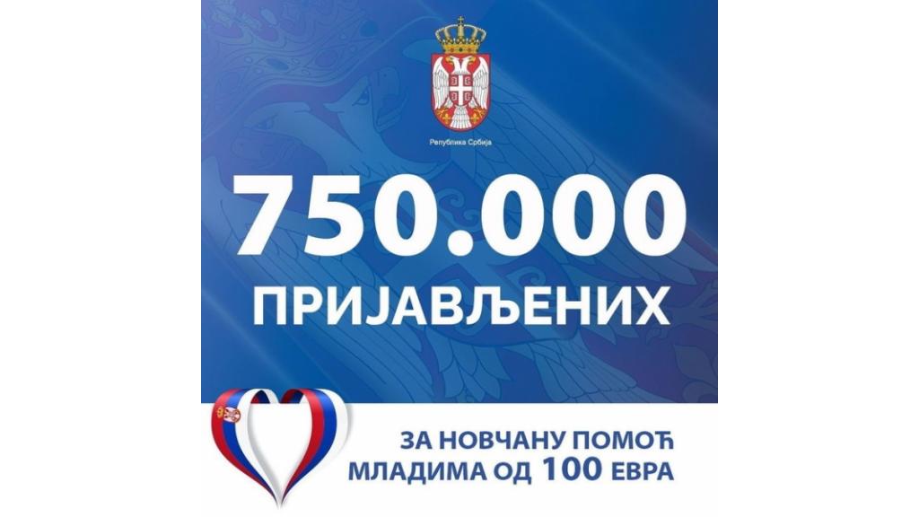 Za novčanu pomoć od 100 evra 750.000 prijavljenih