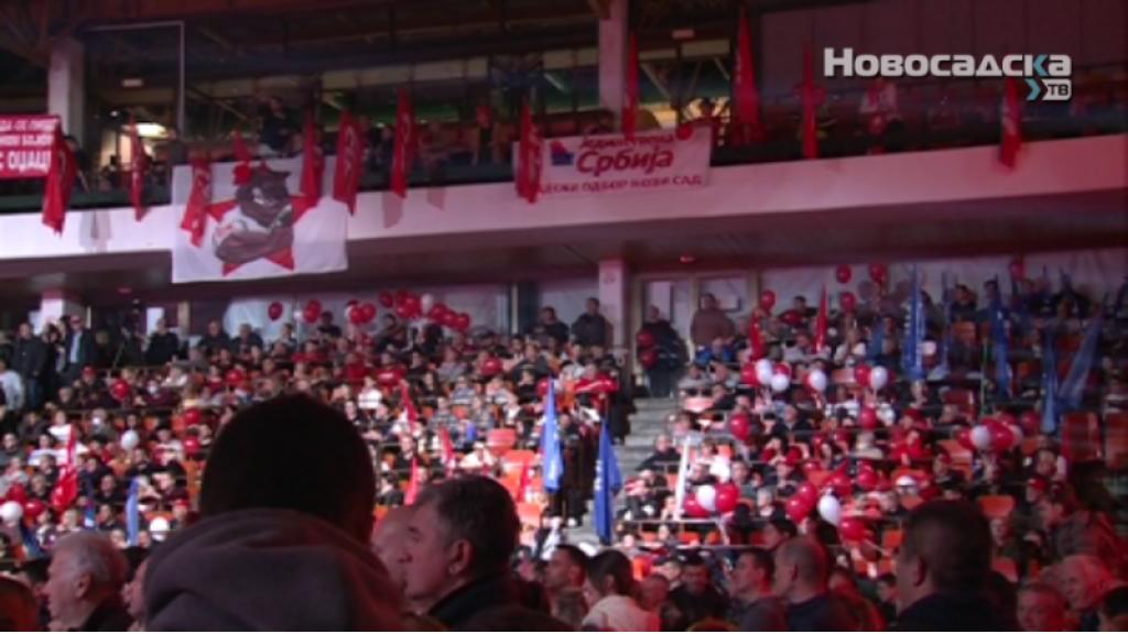 Koalicija okupljena oko Socijalističke partije Srbije održala predizborni skup u Novom Sadu