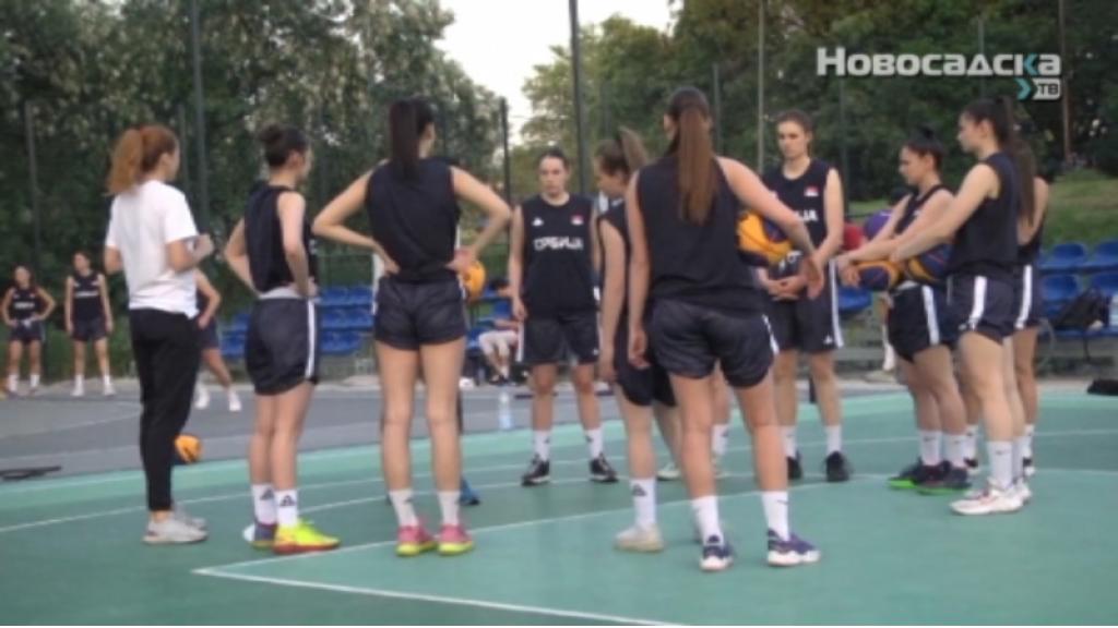 Ženska basket reprezentacija na pripremama u Novom Sadu
