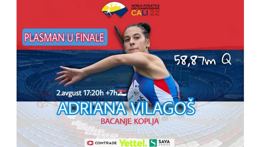 Adriana Vilagoš u finalu Svetskog prvenstva