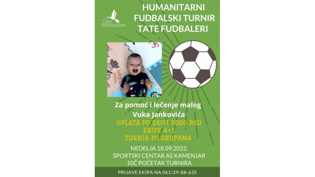 Humanitarni turnir u malom fudbalu za pomoć malom sugrađaninu Vuku