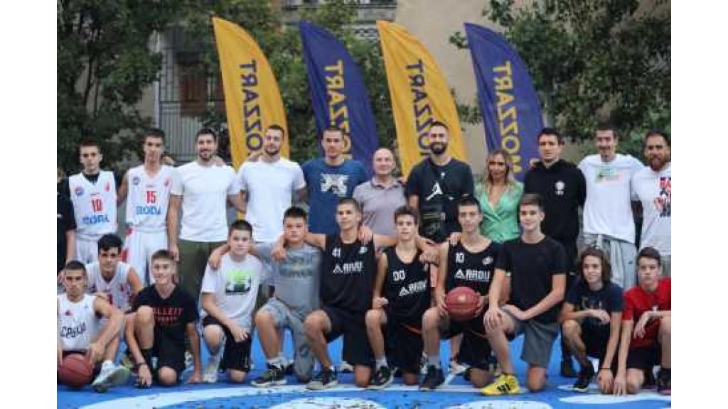 Novi Sad dobio teren posvećen zlatnim basketašima Srbije
