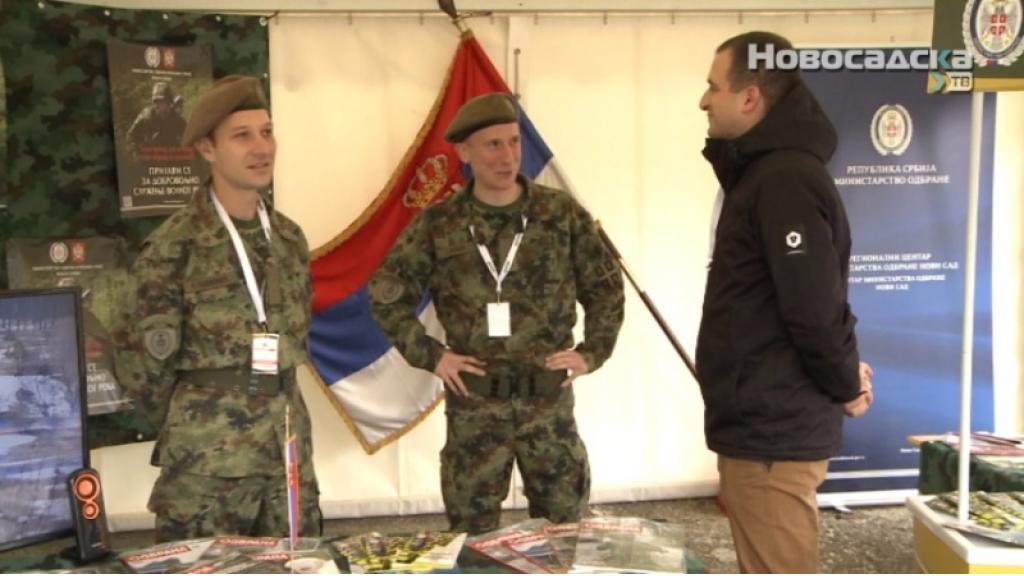 Promocija dobrovoljnog služenja vojnog roka na Novosadskom sajmu