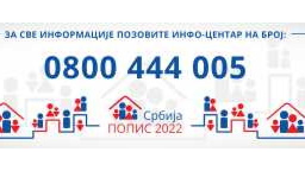 Info-centar popisa 2022 dostupan građanima