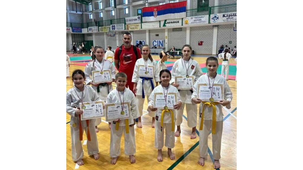 Sedam medalja za Karate klub „Master T&M“ u Beočinu
