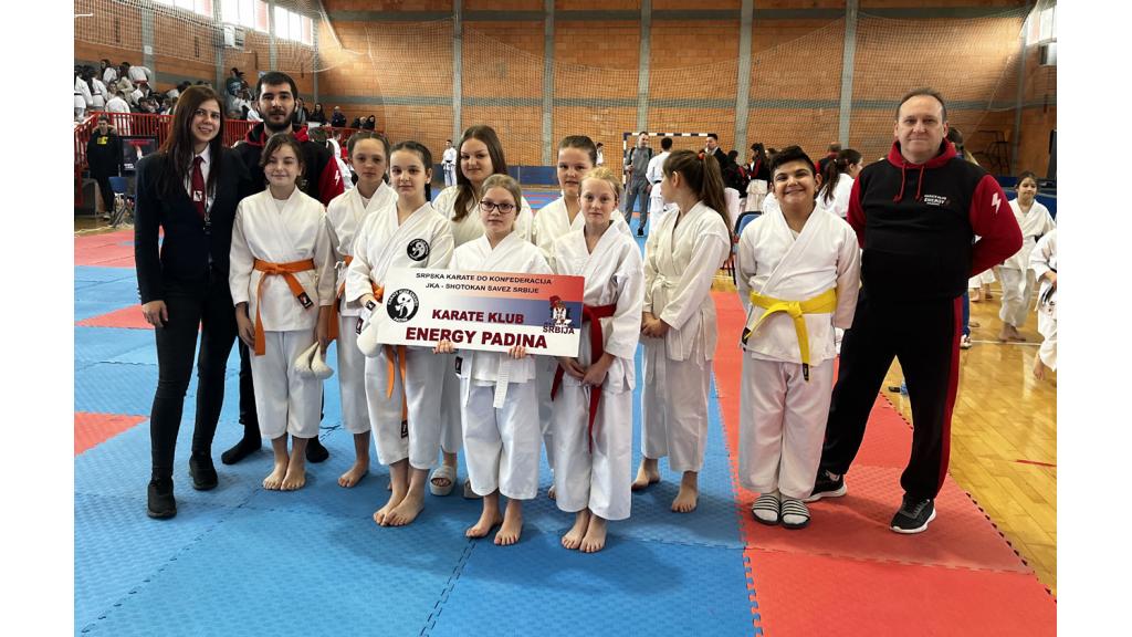 Uspeh Karate kluba Energy iz Padine u Koceljevi