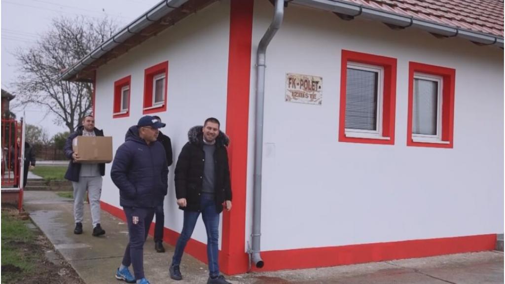 Delegacija Fudbalskog saveza Srbije  posetila Fudbalski klub „Polet” iz vršačkog Izbi