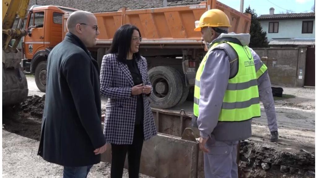 Gradska menadžerka obišla radove na rekonstrukciji Ulice Dimitrija Tucovića