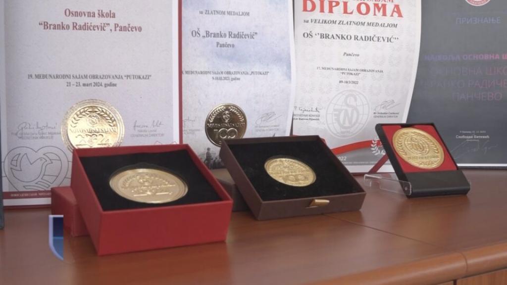 OŠ „Branko Radičević“: Zlatna medalja na  Međunarodnom sajmu obrazovanja