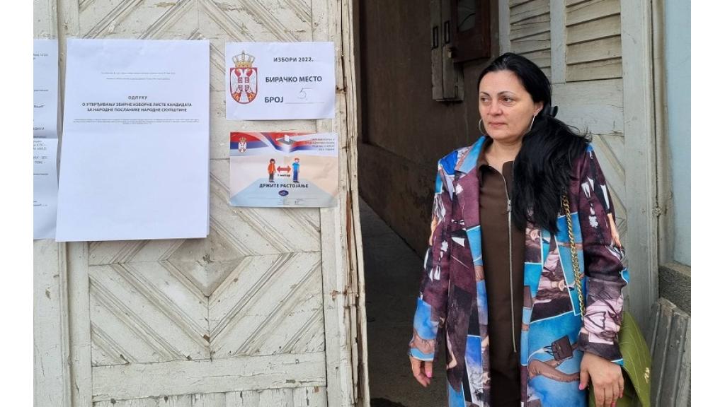 Predsednica opštine Bela Crkva glasala na biračkom mestu broj 5