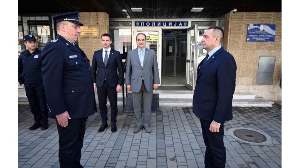 Ministar unutrašnjih poslova obišao prostorije nove Policijske stanice u Svilajncu