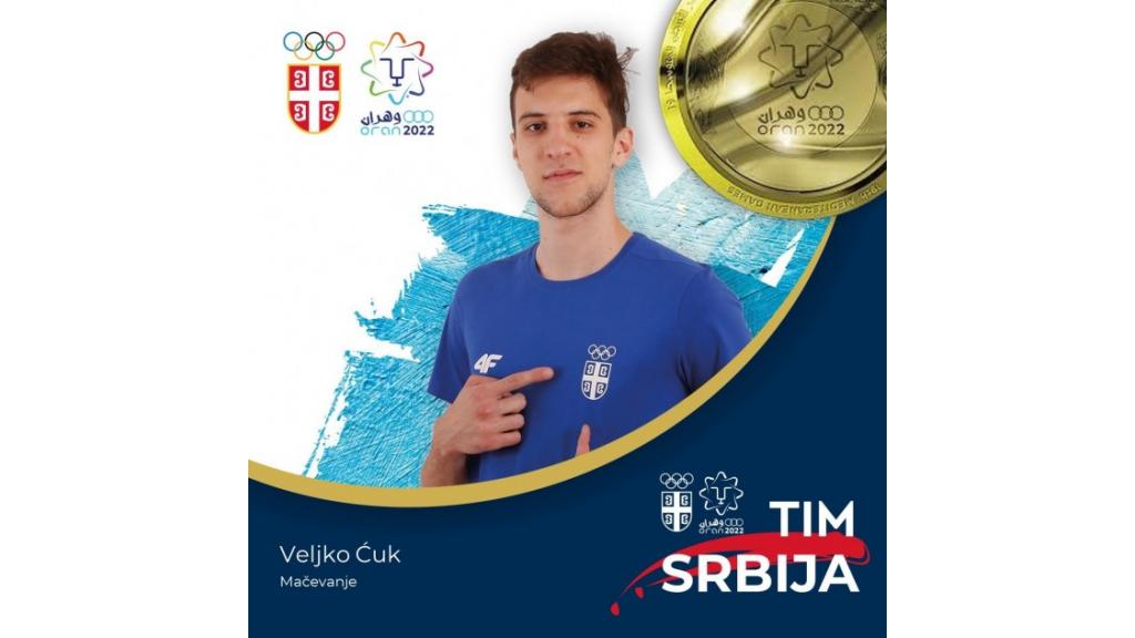 Veljko Ćuk osvojio zlatnu medalju u mačevanju