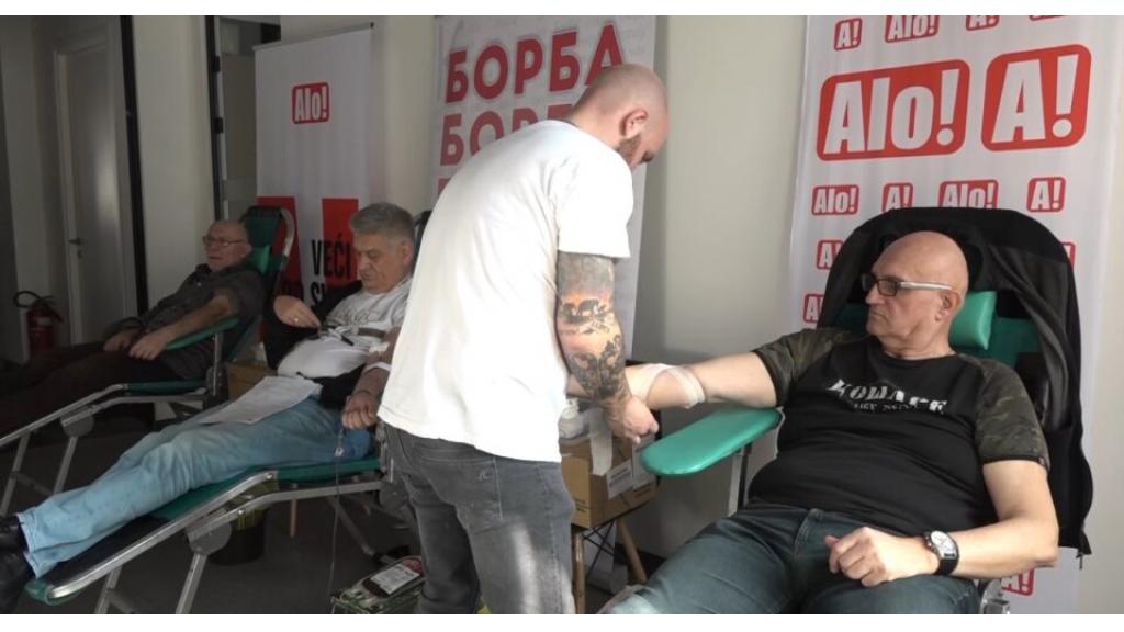 Humanost na delu: Sprovedena zajednička akcija dobrovoljnog davanja krvi