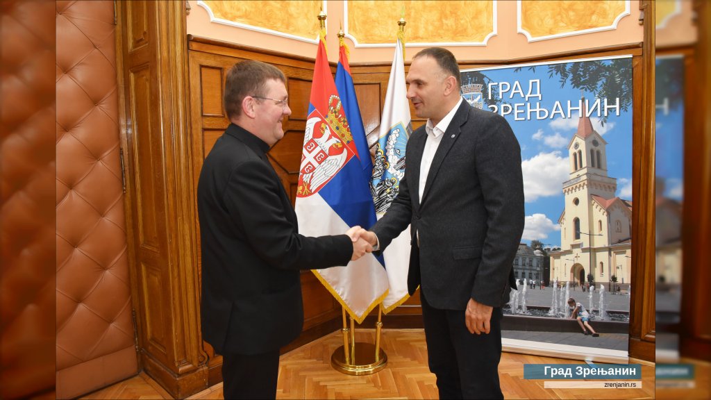 Gradonačelnik primio novog biskupa Mirka Štefkovića 