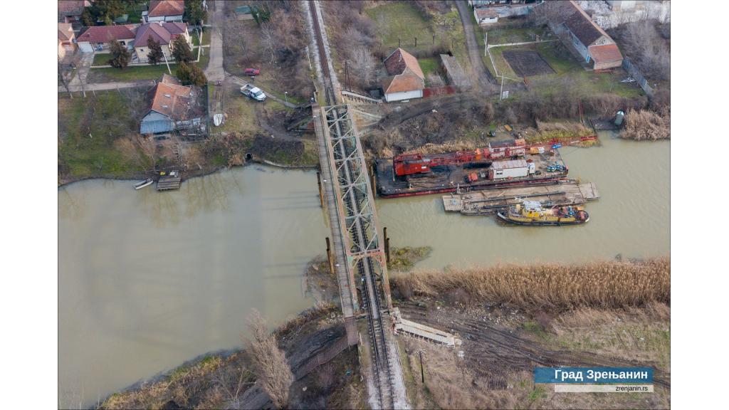 Počeli radovi na zameni železničkog mosta u Zrenjaninu
