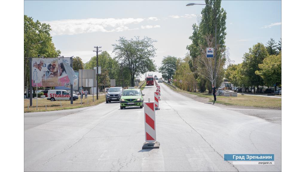 Zbog radova od danas izmena režima saobraćaja na državnom putu I B reda broj 13, na deonici Zrenjanin – Ečka