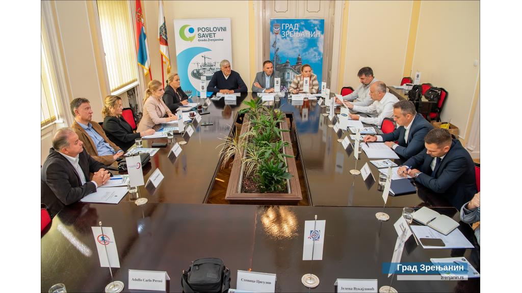 Osmi radni sastanak Poslovnog saveta grada Zrenjanina 