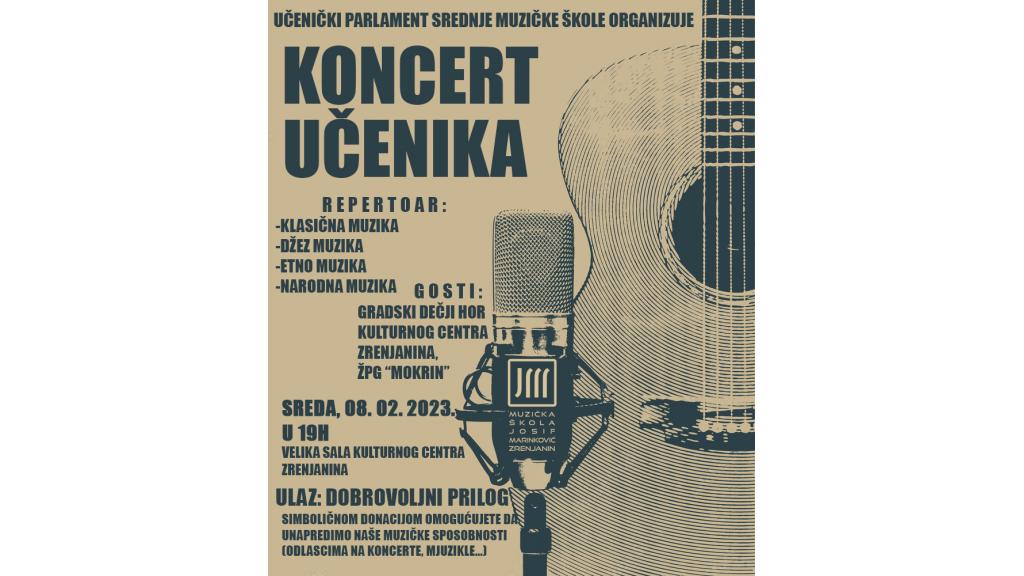 Koncert učenika Muzičke škole “ Josif Marinković“