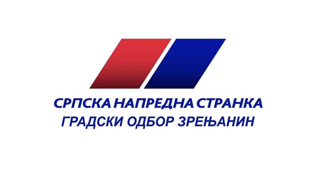 Saopštenje Srpske napredne stranke Zrenjanin