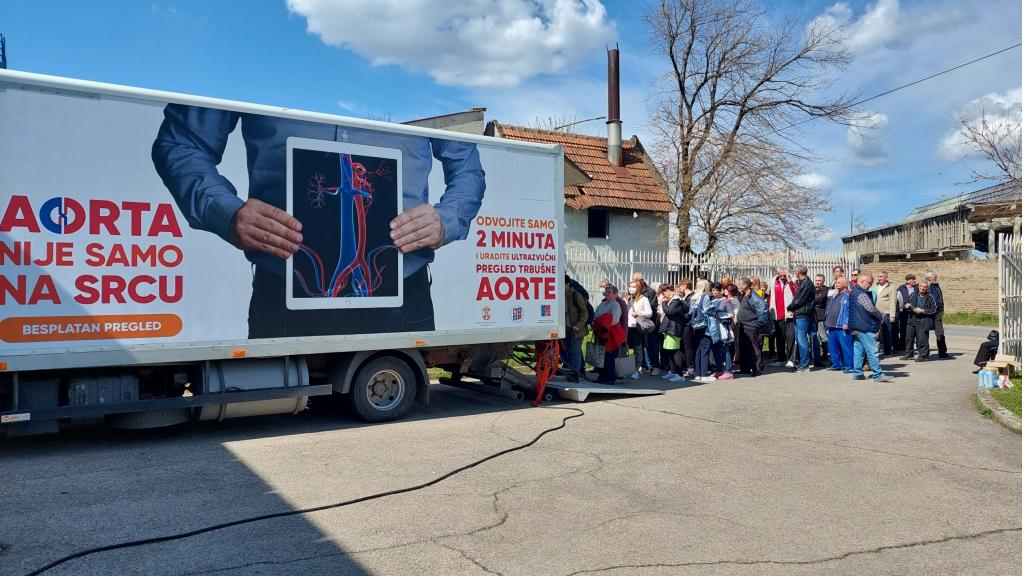 Mobilni autobus za skrining abdominalne aorte i sutra u Zrenjaninu