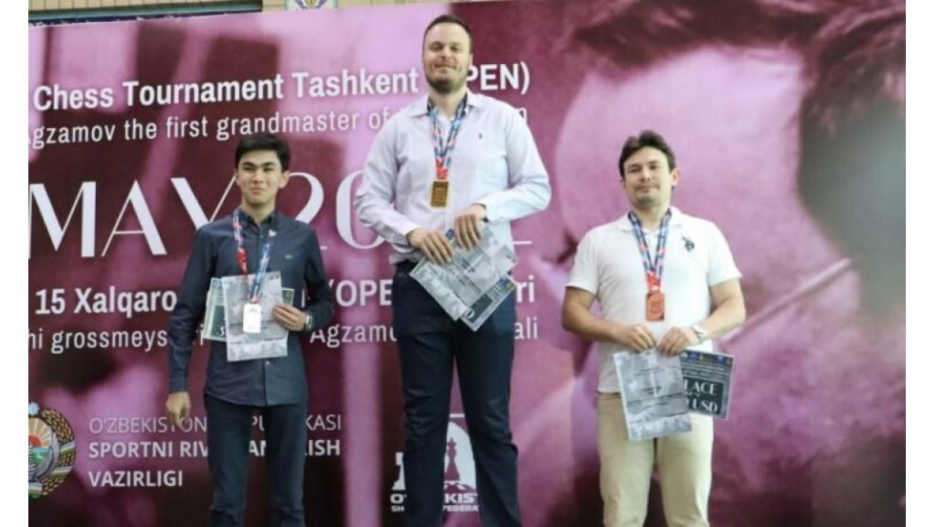 Aleksandar Inđić pobednik 15. međunarodnog šahovskog turnira “Taškent open 2022”