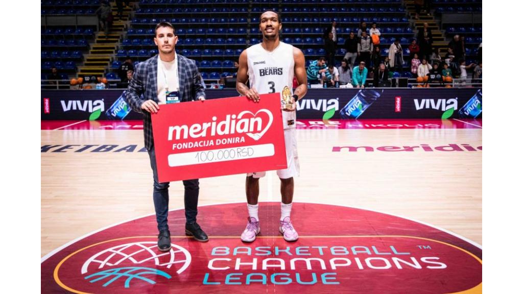 KADA KOŠARKA I HUMANOST POSTANU JEDNO: Kompanija Meridian na FIBA turniru donirala pola miliona dinara!