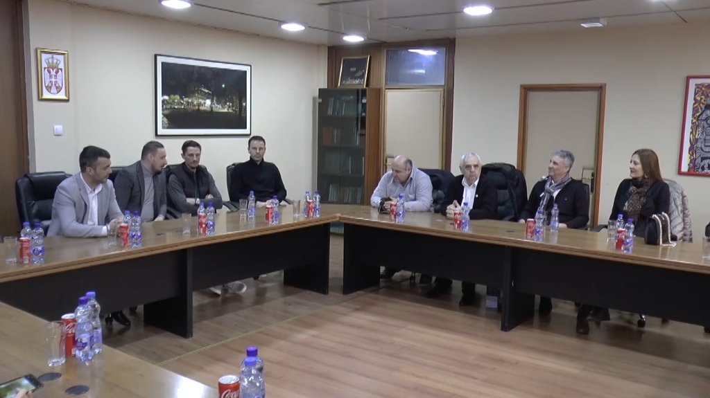 Delegacija Fudbalskog kluba „Partizan“ u poseti opštini Vrbas