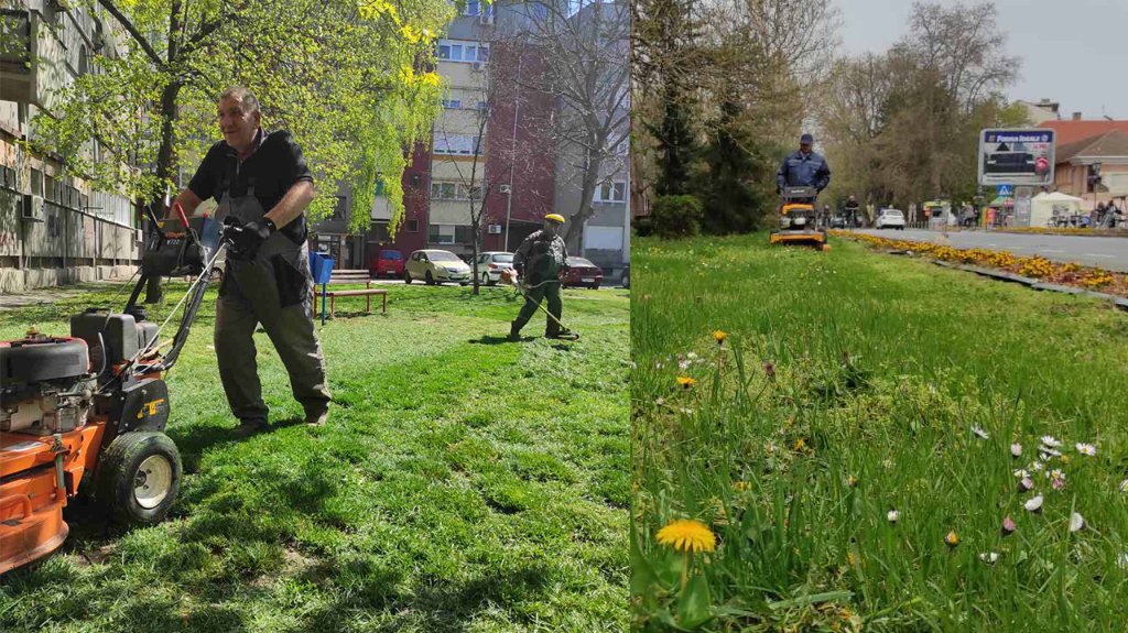 Velika akcija uređenja javnih travnatih površina u opštini Vrbas