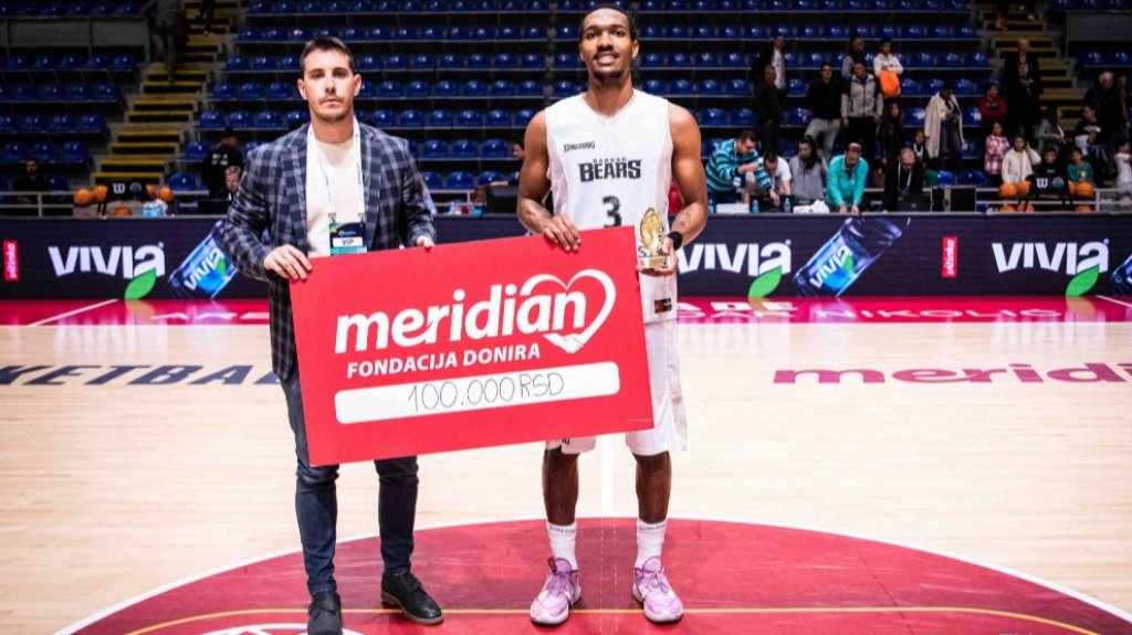 Kompanija Meridian na FIBA turniru donirala pola miliona dinara!