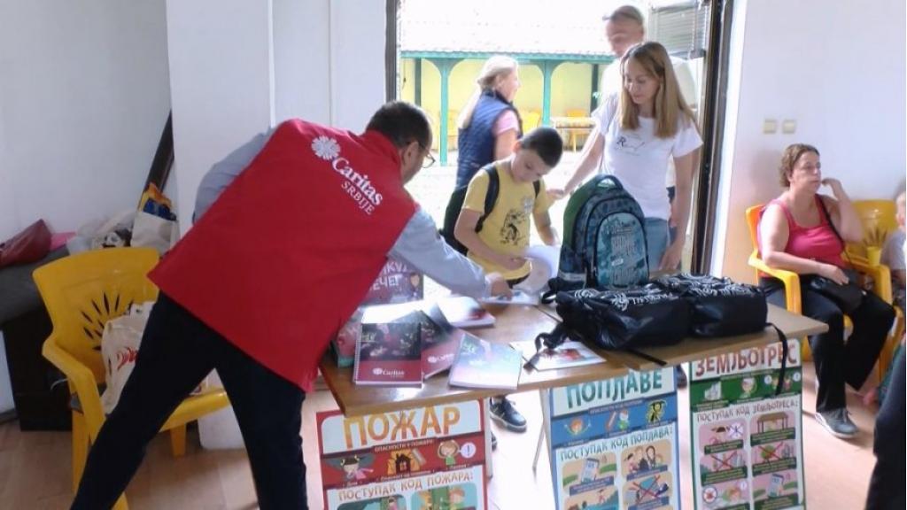 CARITAS Srbija donirao školski pribor „Suncu Vršca“
