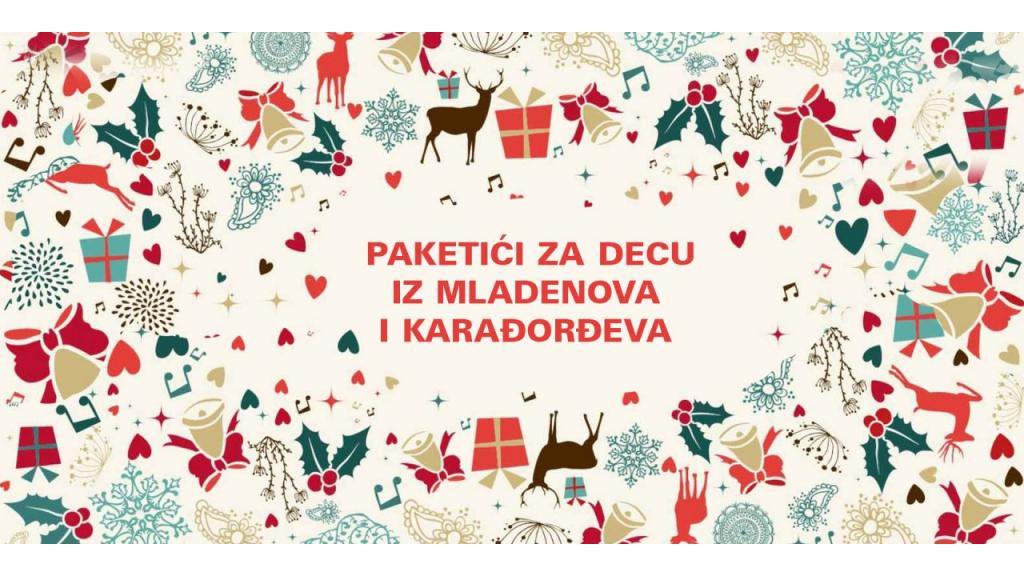 Novogodišnji paketići za decu iz Mladenova i Karađorđeva