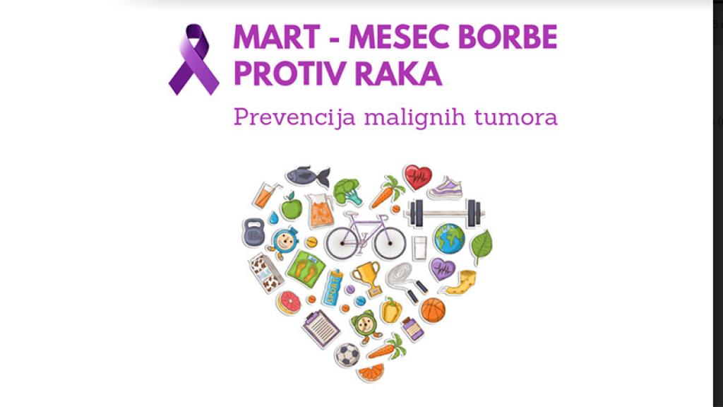 Mart — mesec borbe protiv raka