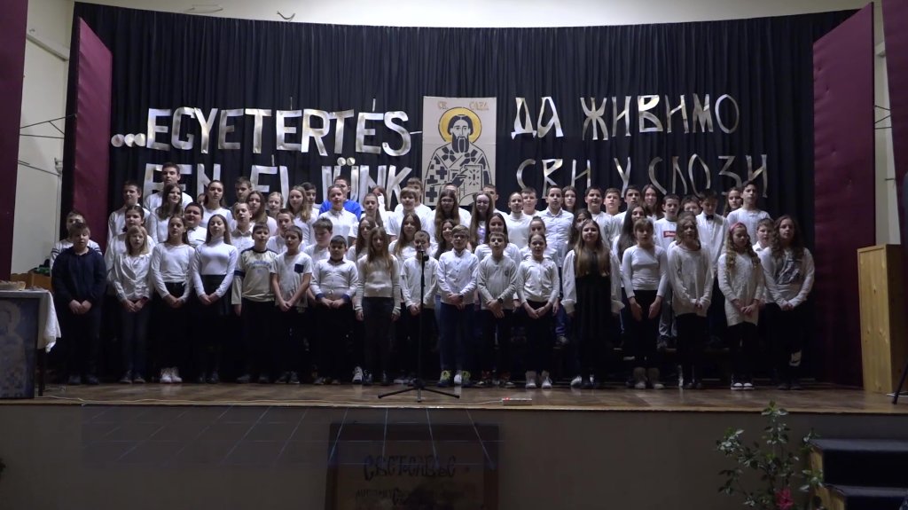 Az óbecsei általános iskolák ünnepélyesen megemlékeztek Szent Száváról