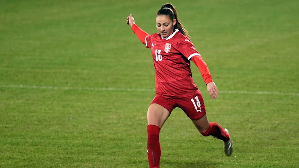 Novokneževčanka Milana Knežević debitovala za žensku fudbalsku reprezentaciju Srbije