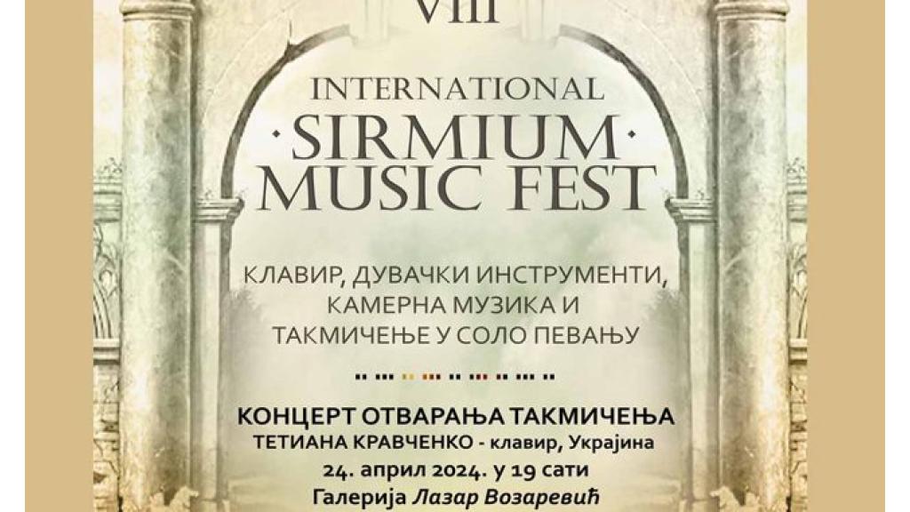 Sirmium mjuzik fest od 24. do 28. aprila