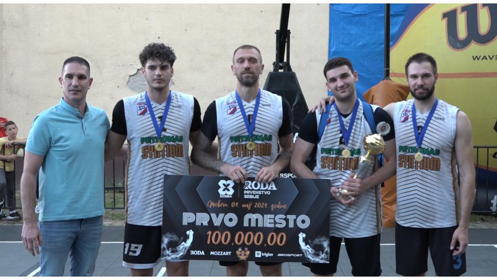 Beogradska ekipa ,,Slodes” je šampion turnira u basketu 3 na 3 u Mokrinu
