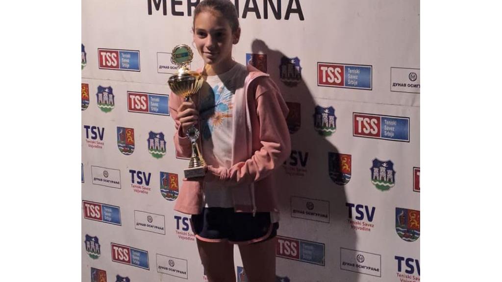 Anja Bajšanski, takmičarka TK ,,Kikinda” vicešampionka Kupa Srbije