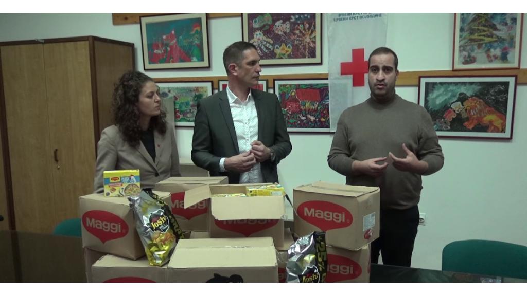 Banka hrane Vojvodine uputila donaciju Crvenom krstu i priključila se Kutiji želja