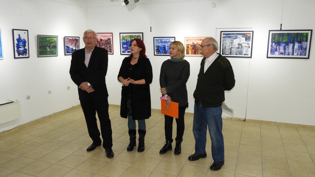 Bečejac Aleksandar Markov predstavio slike novobečejskoj publici - obeležen jubilej Doma kulture