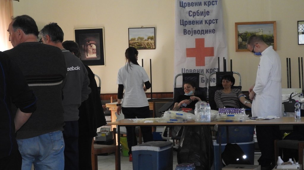 Dobar odziv davalaca na akcijama prikupljanja krvi u Novom Miloševu i Bočaru 