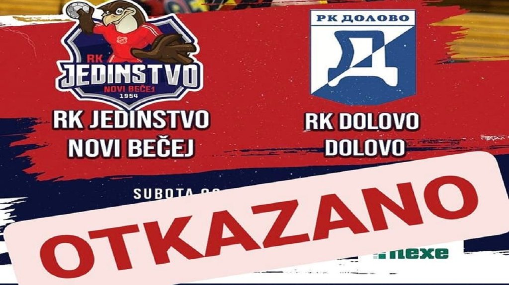 Otkazana rukometna utakmica između „Jedinstva“ i „Dolova“