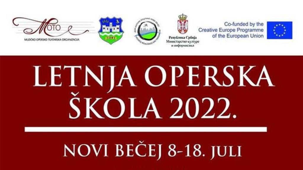 Letnja operska škola u Novom Bečeju od 8. do 18. jula