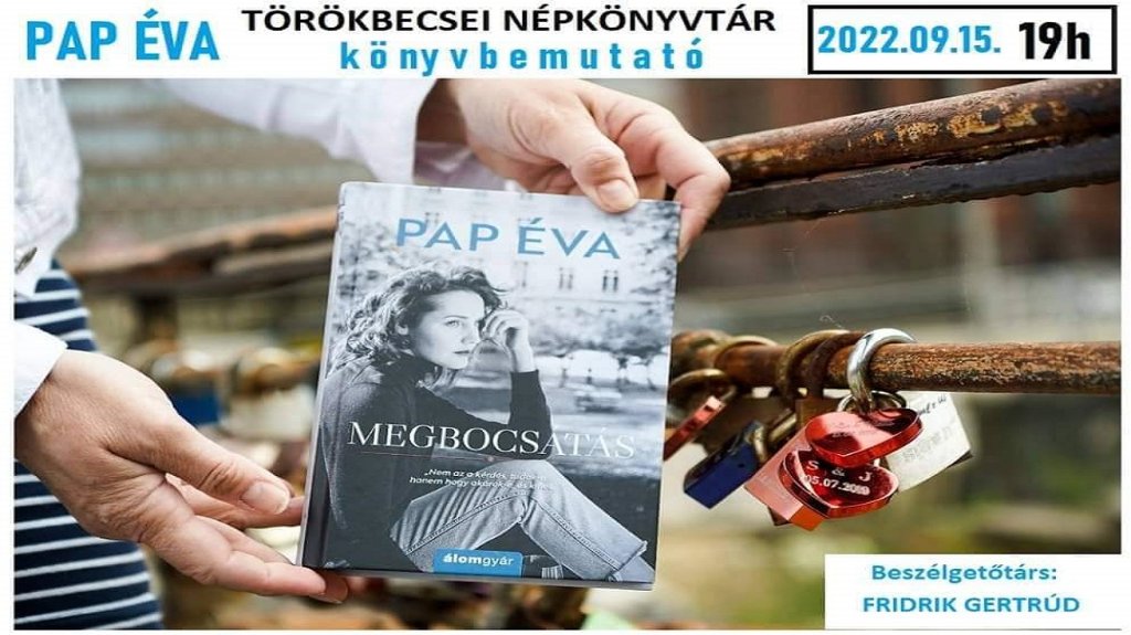 Promocija knjige „Opraštanje“ Eve Pap iz Mađarske (četvrtak, 15. septembar)